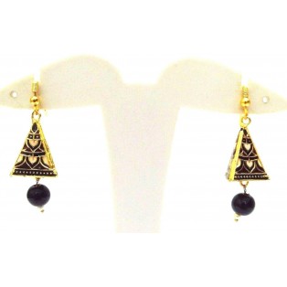 Meenakari Minakari Enamel Jhumka Jhumki Handmade Earring Jewelry Chandelier A128
